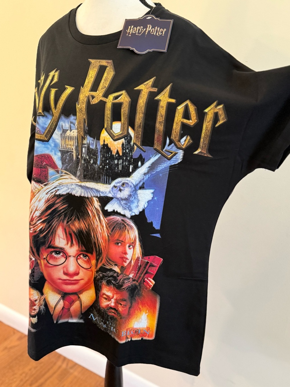 Warner Bros. Harry Potter Men’s Black Graphic Tee 2x - Picture 3 of 7